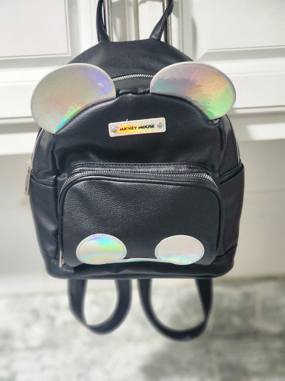 Disney "Mickey Mouse" Brand New Holographic Small Back Pack" NWT